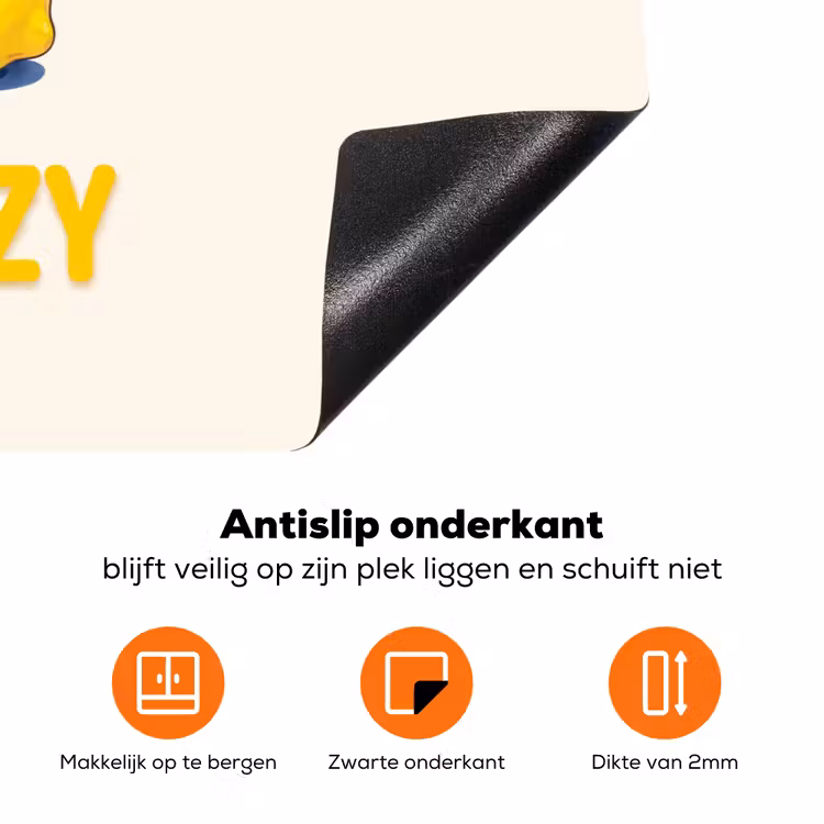 Eten - Citroenen - Keuken - Illustratie - Geel Inductie beschermer vinyl 3mm klein -zzzzzzz-td-onderkant