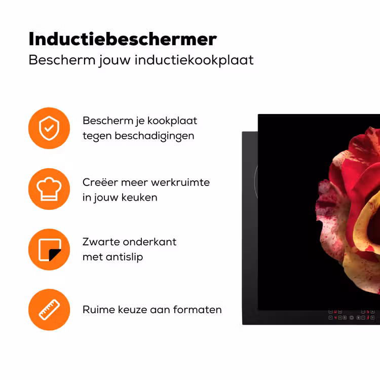 Fluweelachtige Furore Inductie beschermer vinyl 3mm klein -zzzzzzz-td-ups