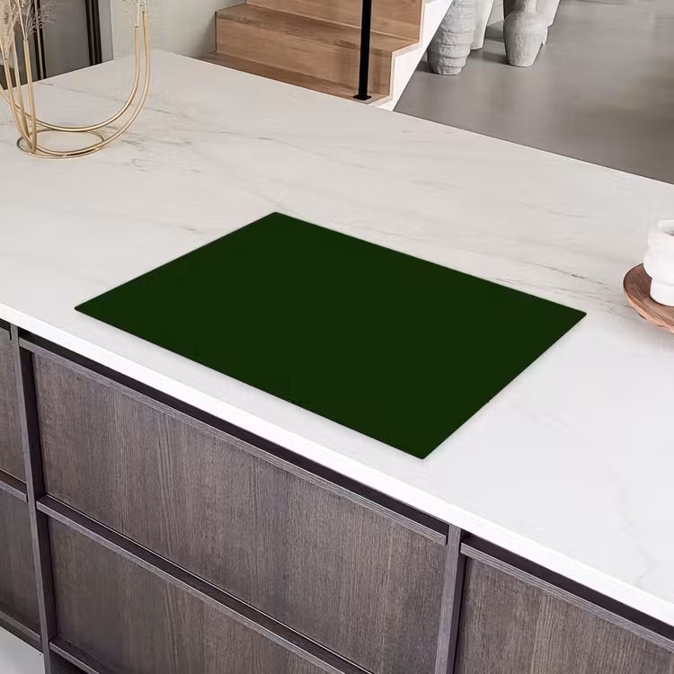 Forest - Green - Groen Inductie beschermer vinyl 3mm klein 276 -sfeer8