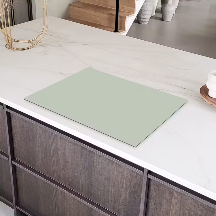 Frosted - Mint - Groen Inductie beschermer vinyl 3mm klein 276 -sfeer8