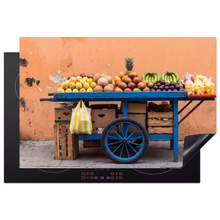 Inductiebeschermer - Fruit - Kar - Straat - Fruit - Kar - Straat Inductie beschermer vinyl 3mm klein