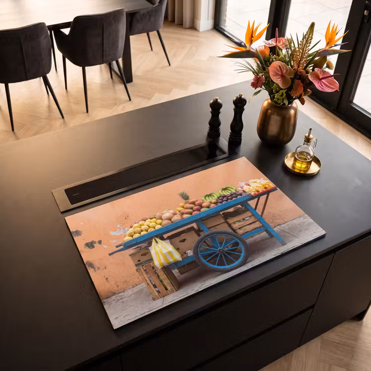 Inductiebeschermer - Fruit - Kar - Straat - Fruit - Kar - Straat Inductie beschermer vinyl 3mm klein
