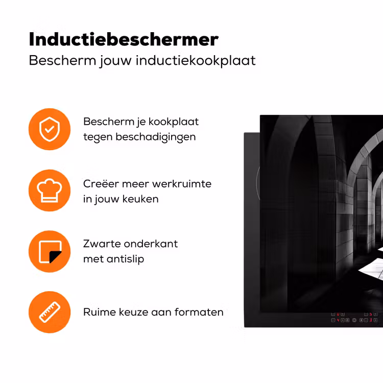 Gang - Bogen - Schaduw - Diepte Inductie beschermer vinyl 3mm klein -zzzzzzz-td-ups