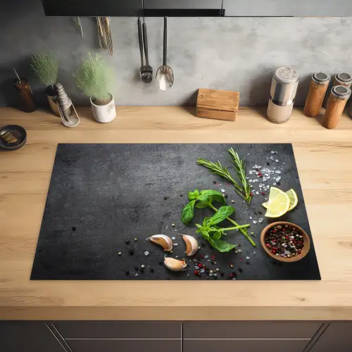 Gastronomisch Stilleven Inductie beschermer vinyl 3mm klein -sfeer5