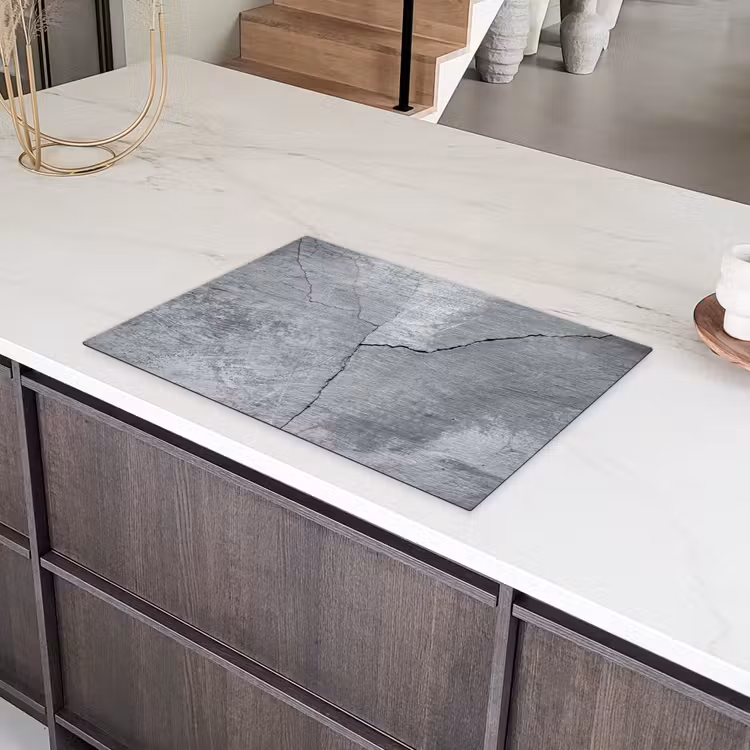 Gebroken Geschiedenis Inductie beschermer vinyl 3mm klein -sfeer8