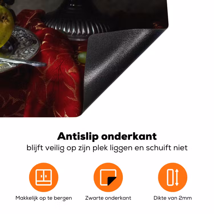 Gedekte Tafel van Overdaad Inductie beschermer vinyl 3mm klein -zzzzzzz-td-onderkant