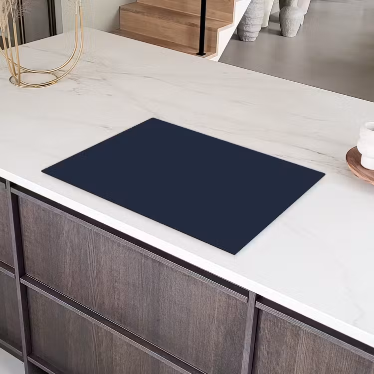 Geldersblauw - Blauw - Klassiek Inductie beschermer vinyl 3mm klein 276 -sfeer8