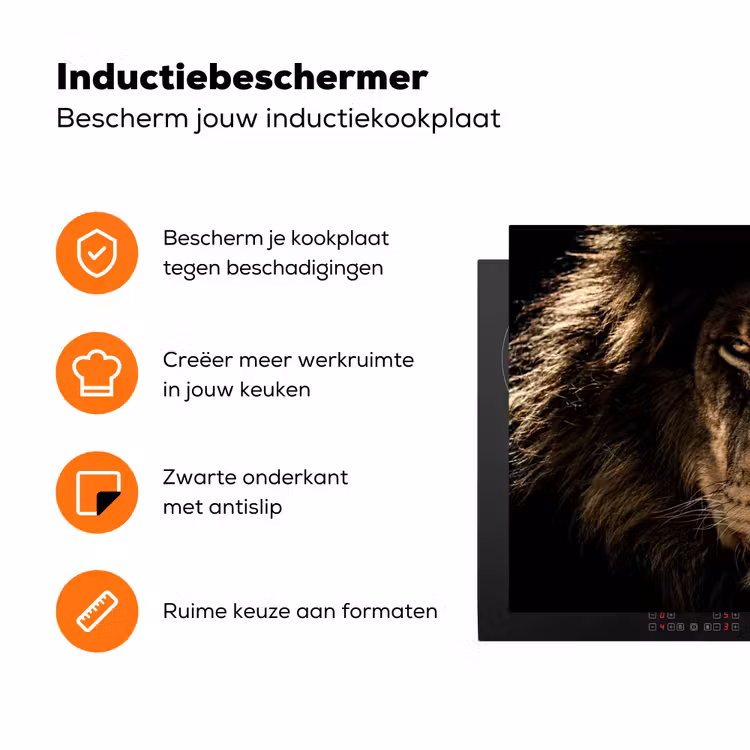 Gezicht van de Koninklijke Duisternis Inductie beschermer vinyl 3mm klein -zzzzzzz-td-ups