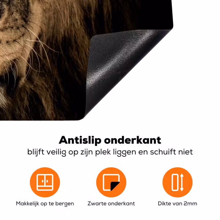 Gezicht van de Koninklijke Duisternis Inductie beschermer vinyl 3mm klein -zzzzzzz-td-onderkant