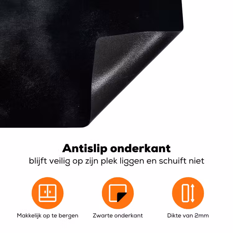 Glazen - Bakjes - Blaadjes - Kruiden Inductie beschermer vinyl 3mm klein -zzzzzzz-td-onderkant