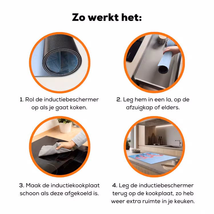 Glijbaan - Waterpark - Spiraal - Modern - Roze Inductie beschermer vinyl 3mm klein -zzzzzzz-td-werking
