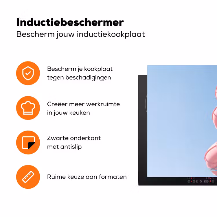 Glijbaan - Waterpark - Spiraal - Modern - Roze Inductie beschermer vinyl 3mm klein -zzzzzzz-td-ups