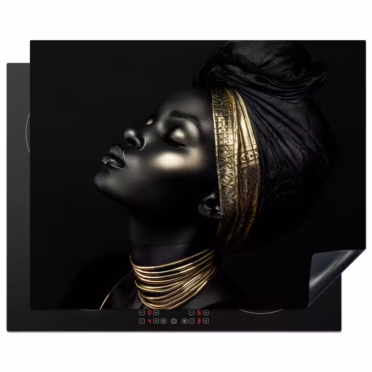 Gouden Dromen in Duisternis Inductie beschermer vinyl 3mm groot -3d