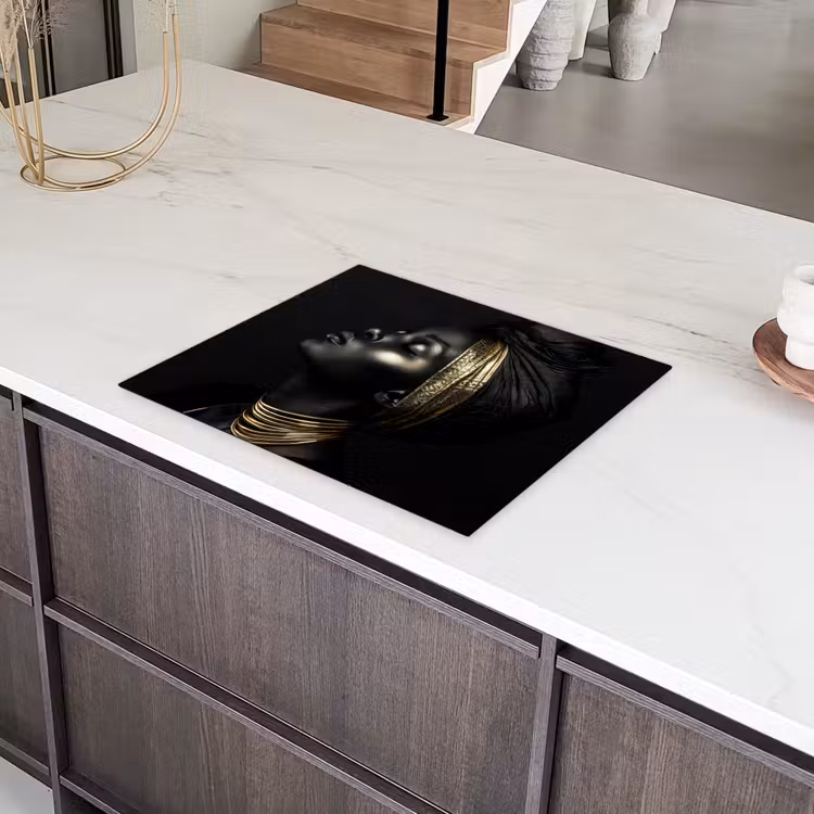 Gouden Dromen in Duisternis Inductie beschermer vinyl 3mm groot -sfeer8