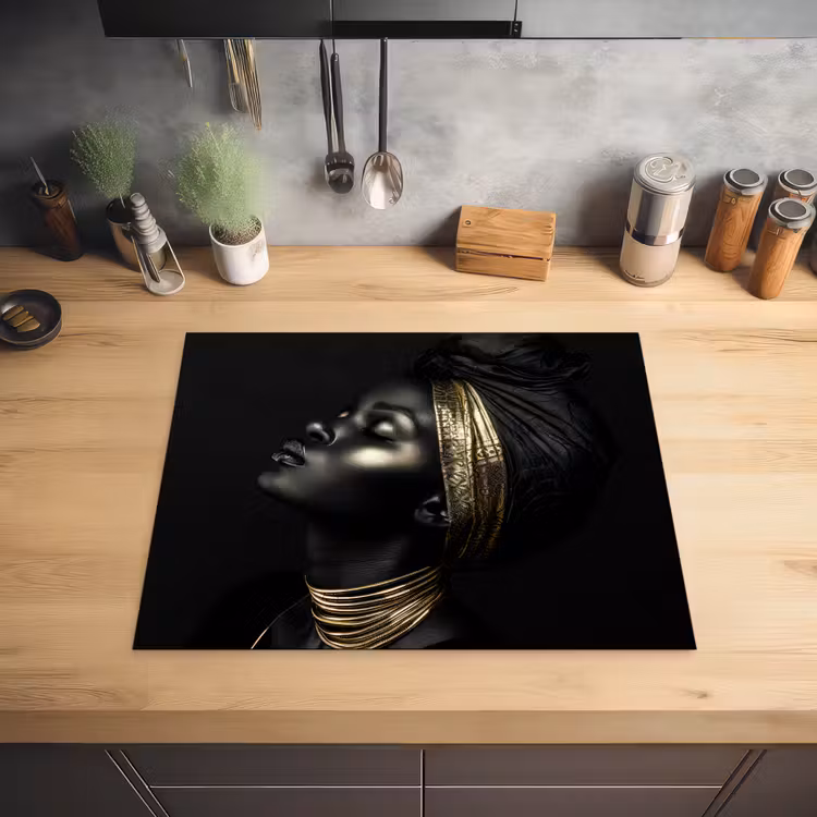 Gouden Dromen in Duisternis Inductie beschermer vinyl 3mm groot -sfeer5