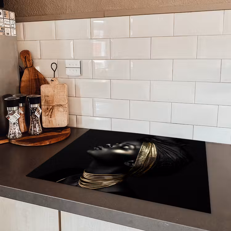 Gouden Dromen in Duisternis Inductie beschermer vinyl 3mm groot -sfeer3
