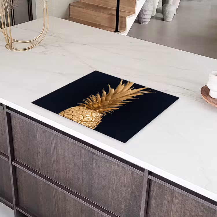 Gouden tropische vrucht Inductie beschermer vinyl 3mm groot -sfeer8