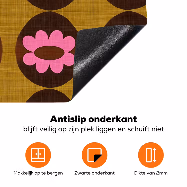 Grafisch - Patroon - Kleurrijk Inductie beschermer vinyl 3mm klein 276 -zzzzzzz-td-onderkant