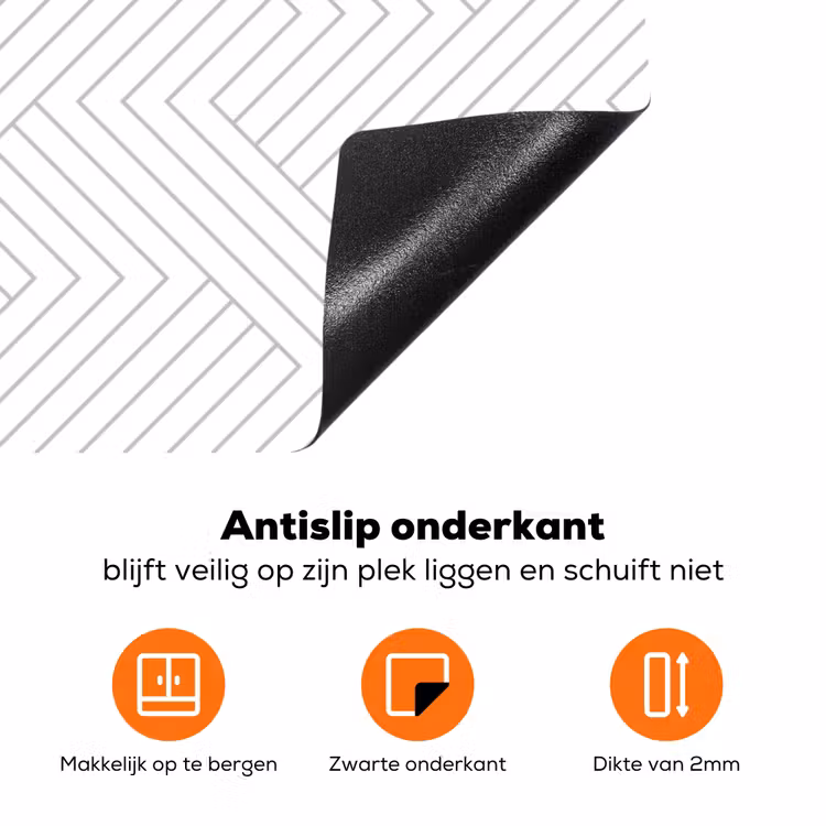 Grafisch - Patroon - Modern Inductie beschermer vinyl 3mm klein 276 -zzzzzzz-td-onderkant