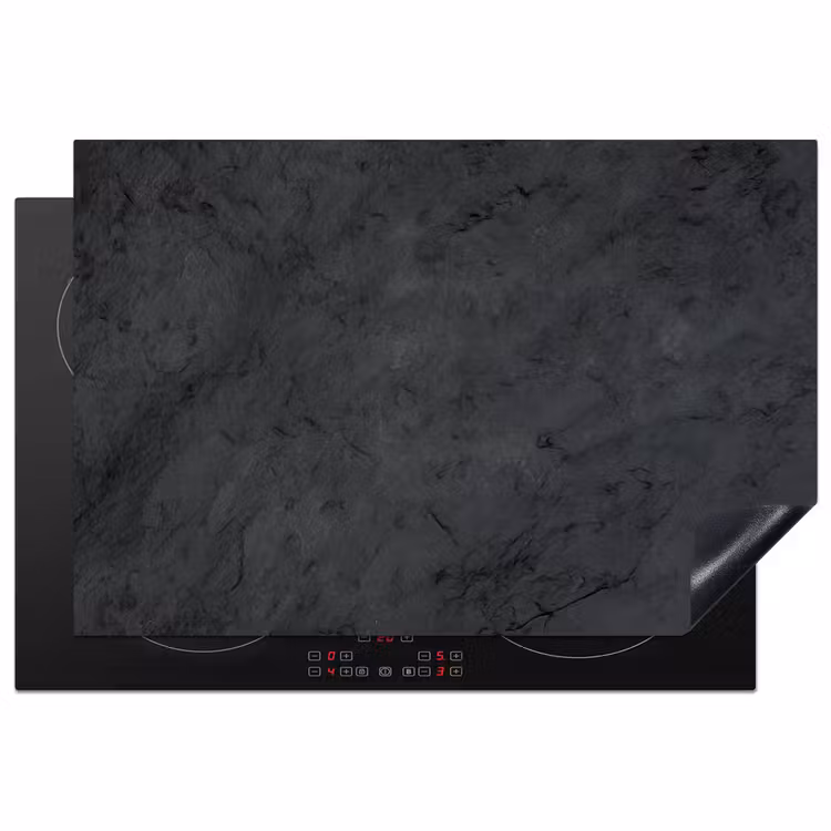 Grijs - Cement - Beton - Industrieel - Structuur Inductie beschermer vinyl 3mm klein -3d