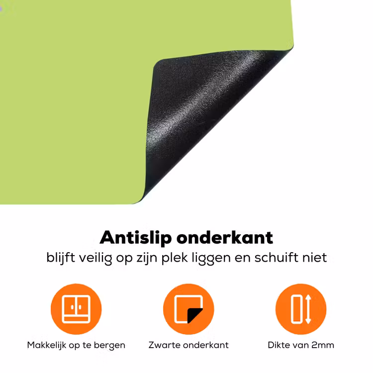 Grl pwr - Groen - Rood - 3D Inductie beschermer vinyl 3mm klein -zzzzzzz-td-onderkant