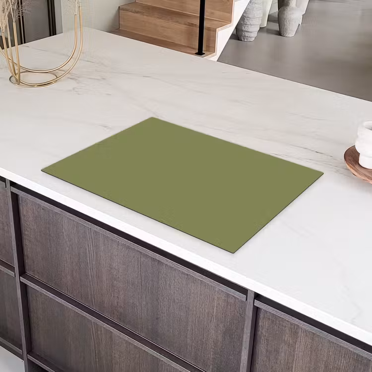Herbal - Matcha - Groen Inductie beschermer vinyl 3mm klein 276 -sfeer8