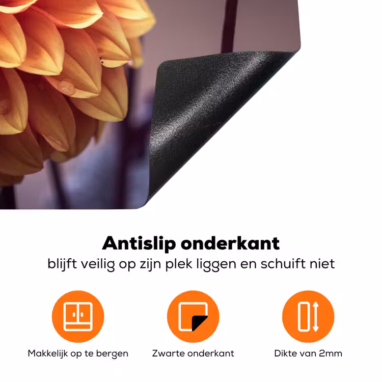 Herfstgloed in Bloei Inductie beschermer vinyl 3mm klein -zzzzzzz-td-onderkant