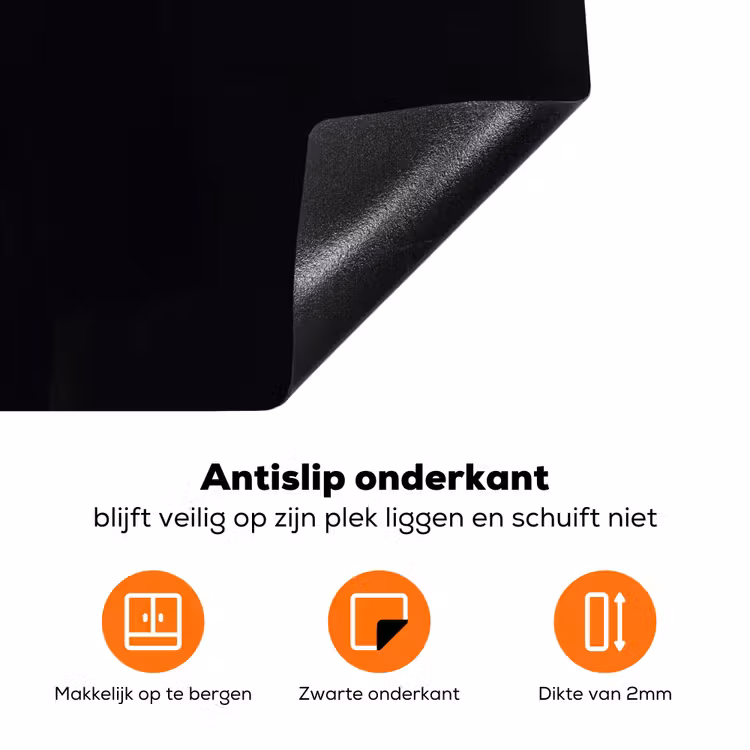 Het huwelijksportret van Marten Soolmans - Rembrandt van Rijn Inductie beschermer vinyl 3mm middel -zzzzzzz-td-onderkant