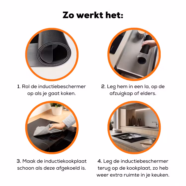 Hond - Bulldog - Pasta - Bril - Stoer - Dieren Inductie beschermer vinyl 3mm klein -zzzzzzz-td-werking