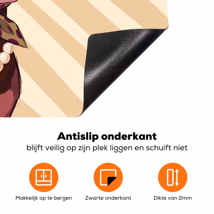 Hond - Zonnebril - Hoofddoek - Dieren - Modern Inductie beschermer vinyl 3mm klein -zzzzzzz-td-onderkant
