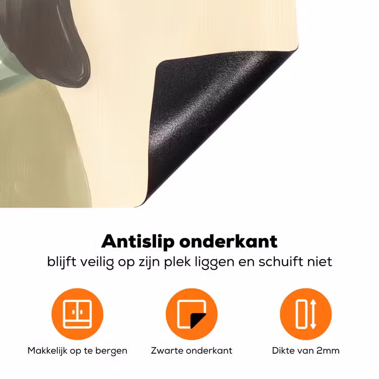 Hond - Zonnebril - Sjaal Inductie beschermer vinyl 3mm klein -zzzzzzz-td-onderkant