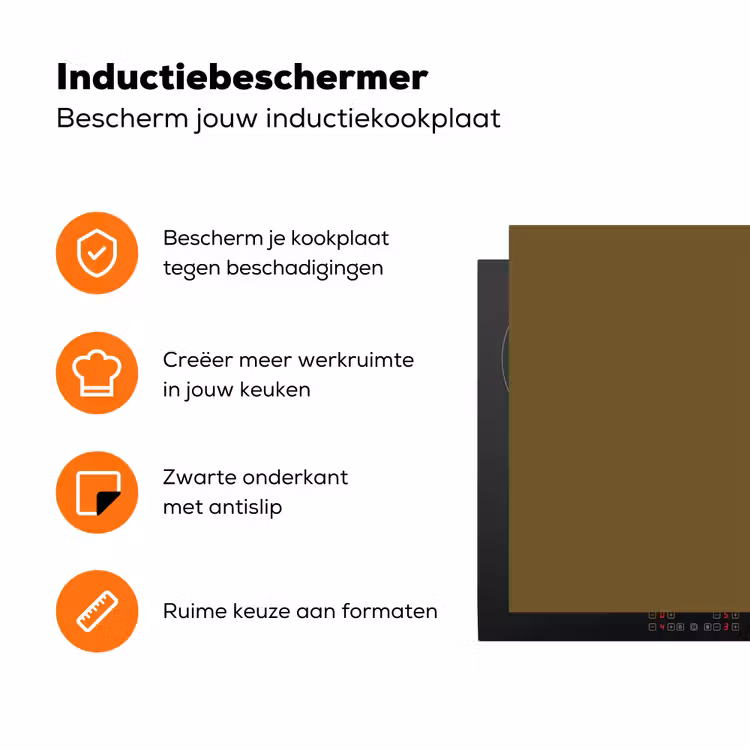 Hunter - Groen - Herfst Inductie beschermer vinyl 3mm klein 276 -zzzzzzz-td-ups