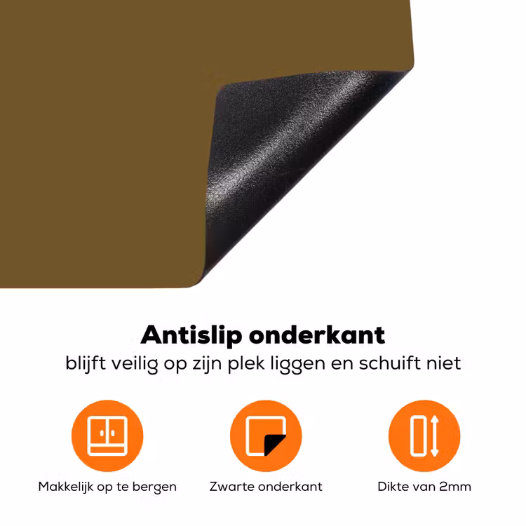 Hunter - Groen - Herfst Inductie beschermer vinyl 3mm klein 276 -zzzzzzz-td-onderkant