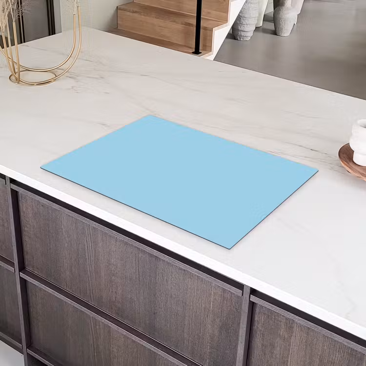 Ice - Blue - Blauw Inductie beschermer vinyl 3mm klein 276 -sfeer8