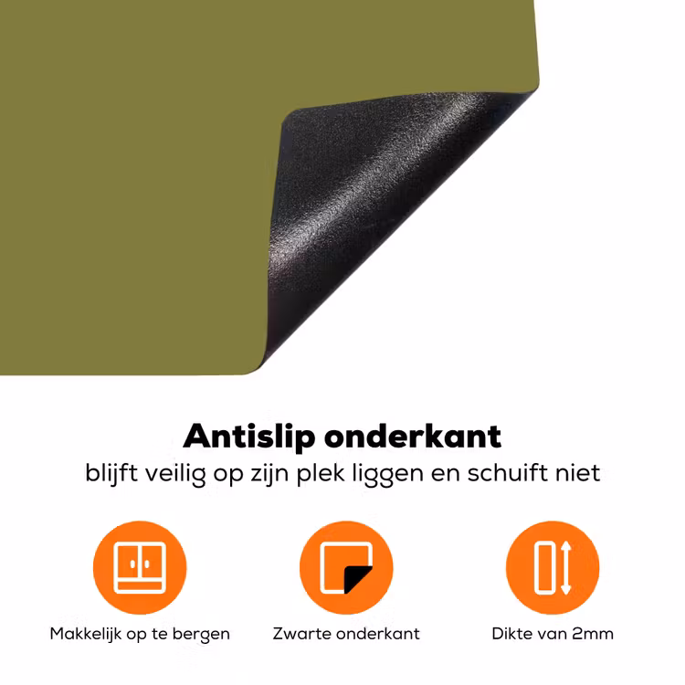 Juniper - Groen - Organisch Inductie beschermer vinyl 3mm klein 276 -zzzzzzz-td-onderkant