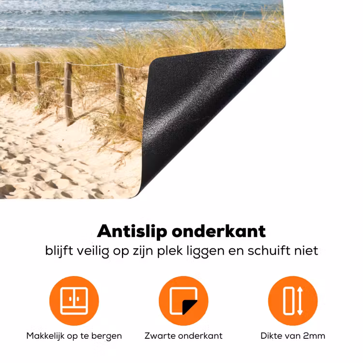 Kalmte aan de Kustlijn Inductie beschermer vinyl 3mm klein -zzzzzzz-td-onderkant