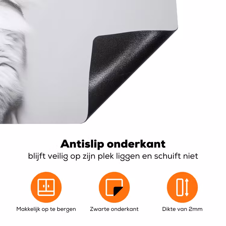 Kat - Zonnebril - Wijnglas - Langharig Inductie beschermer vinyl 3mm klein -zzzzzzz-td-onderkant