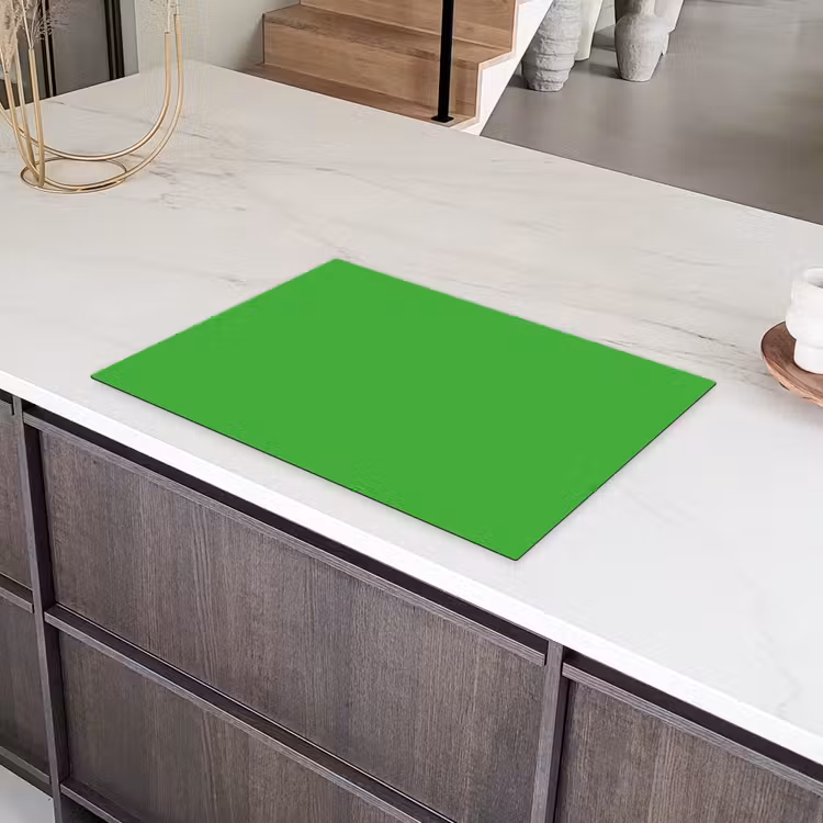 Kelly - Green - Groen Inductie beschermer vinyl 3mm klein 276 -sfeer8