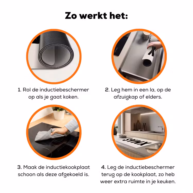 Kerst - Beige - Quotes - Xmas - Feestdagen Inductie beschermer vinyl 3mm klein -zzzzzzz-td-werking