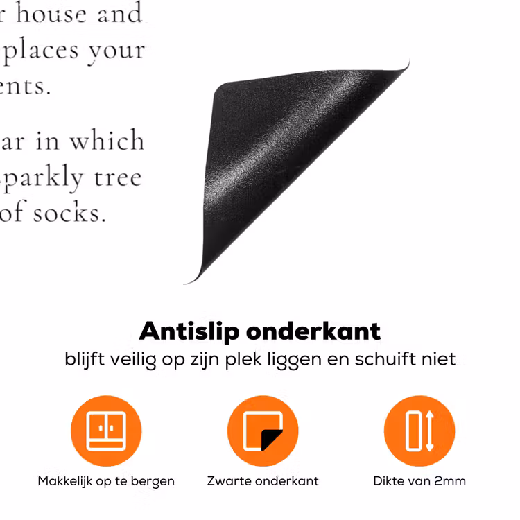Kerst - Wit - Xmas - Quotes - Feestdagen Inductie beschermer vinyl 3mm klein -zzzzzzz-td-onderkant