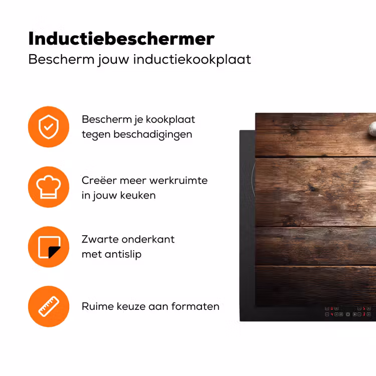 Kersthoekdecoratie - Dennenappels - Lichtjes Inductie beschermer vinyl 3mm klein -zzzzzzz-td-ups