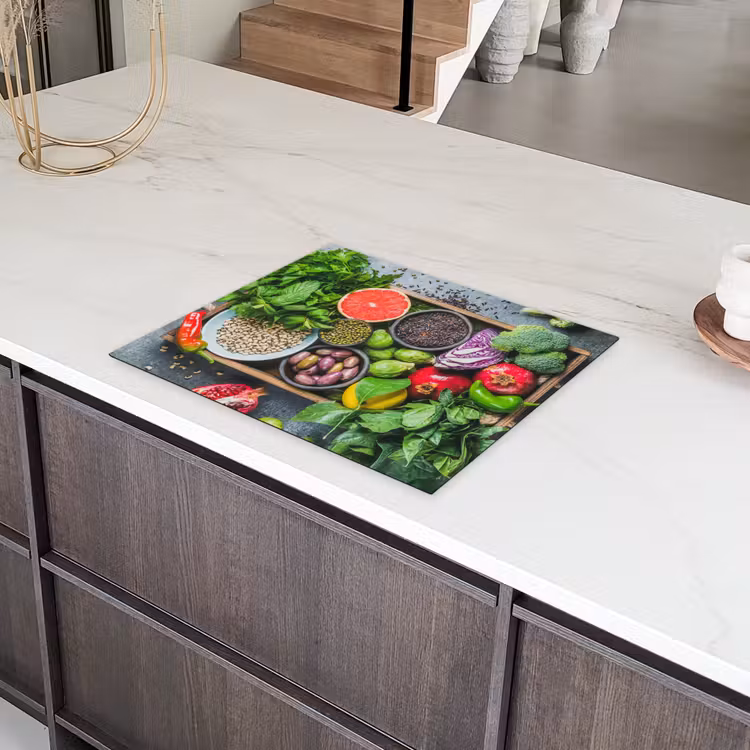 Kist - Fruit - Gezond Inductie beschermer vinyl 3mm groot -sfeer8