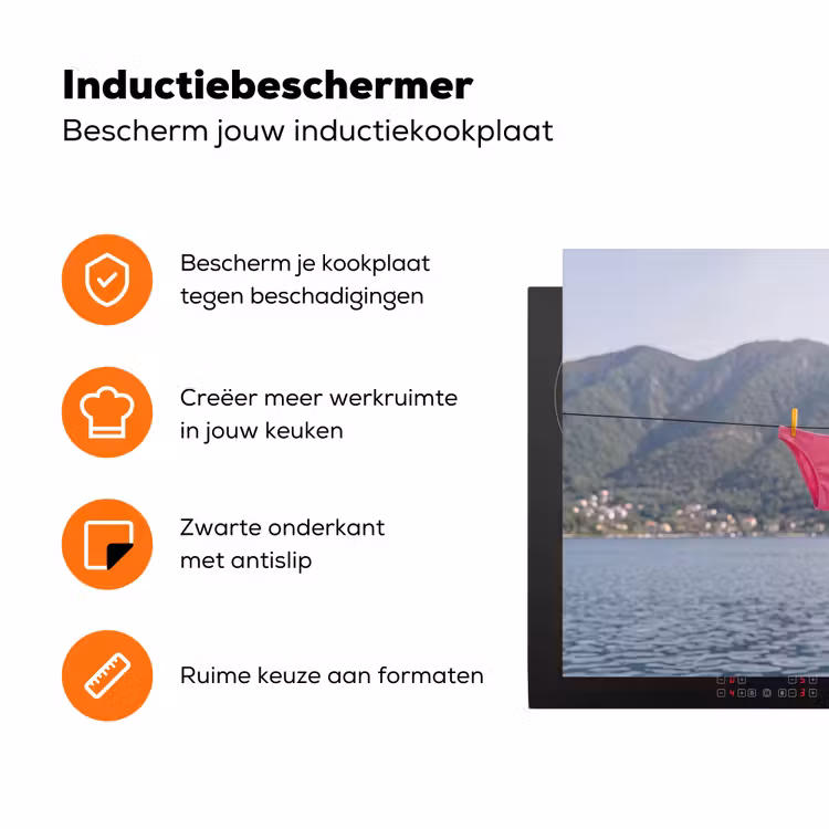 Kleding - Badkleding - Waslijn - Zomer - Roze Inductie beschermer vinyl 3mm klein -zzzzzzz-td-ups