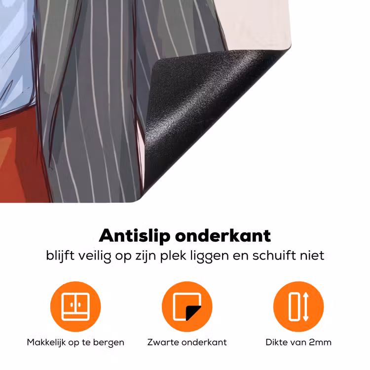 Kleding - Strik - Parels - Klassiek - Mode Inductie beschermer vinyl 3mm klein -zzzzzzz-td-onderkant
