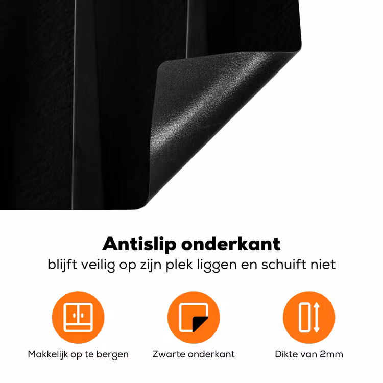 Kleurrijk Kruiden Kwartet Inductie beschermer vinyl 3mm klein -zzzzzzz-td-onderkant