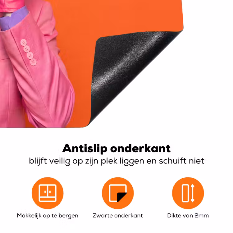 Kunst - Disco bal - Kleurrijk - Modern - Studio Inductie beschermer vinyl 3mm klein -zzzzzzz-td-onderkant