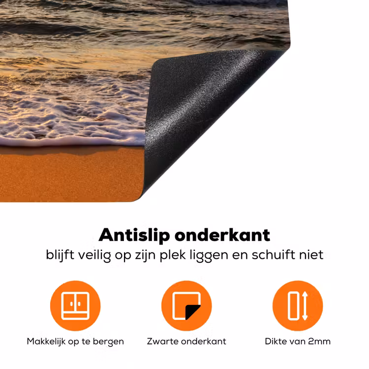 Kustlijn bij Winterzon Inductie beschermer vinyl 3mm klein -zzzzzzz-td-onderkant