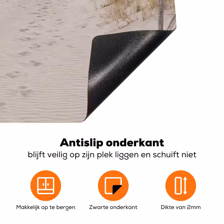 Kustlijn - Horizon - Hek Inductie beschermer vinyl 3mm klein -zzzzzzz-td-onderkant