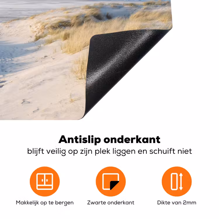 Kustlijn in de Ochtendstilte Inductie beschermer vinyl 3mm klein -zzzzzzz-td-onderkant