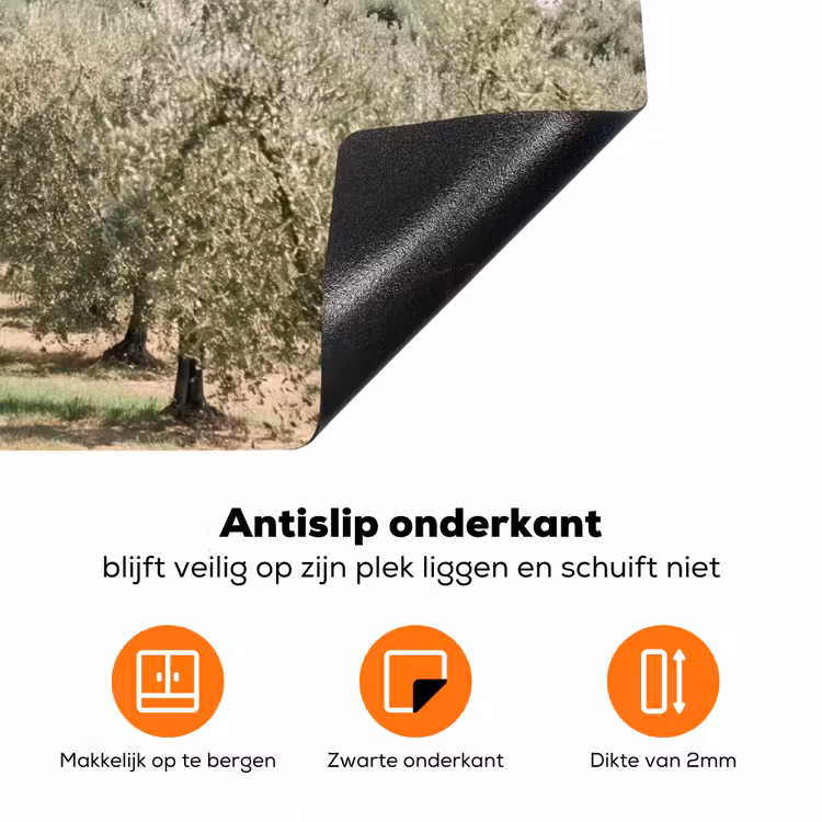 Inductiebeschermer - Landhuis - olijfboom - gaard - Landhuis - olijfboom - gaard Inductie beschermer vinyl 3mm klein